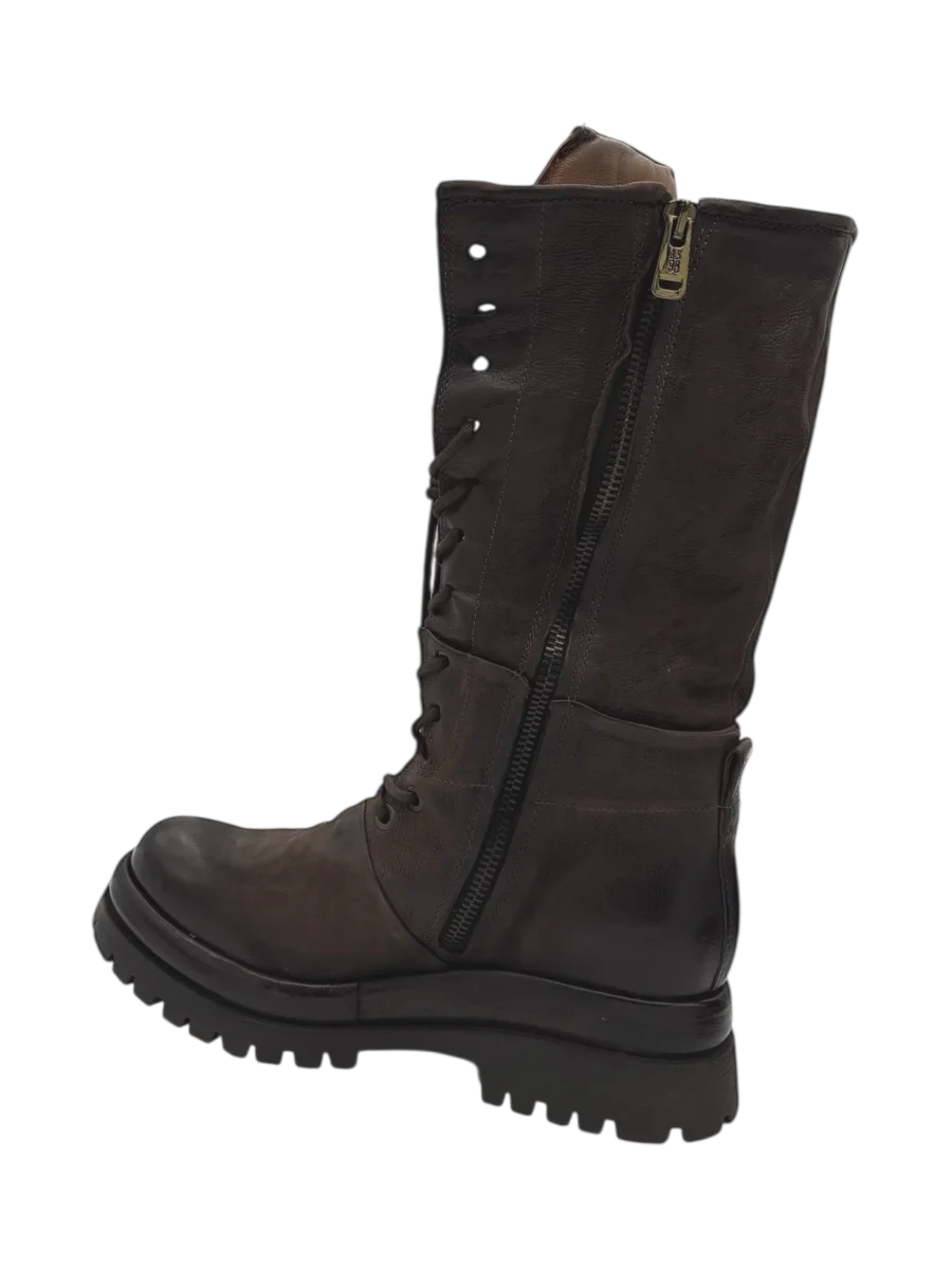 Anfibio pelle donna AS98 Ebano - B51327- - immagine 5