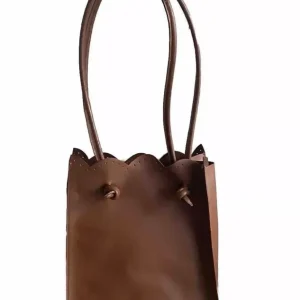 BORSA ARTIGIANALE MARRONE IN PELLE