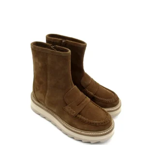 Stivaletto Clementine camoscio donna Apepazza Cuoio