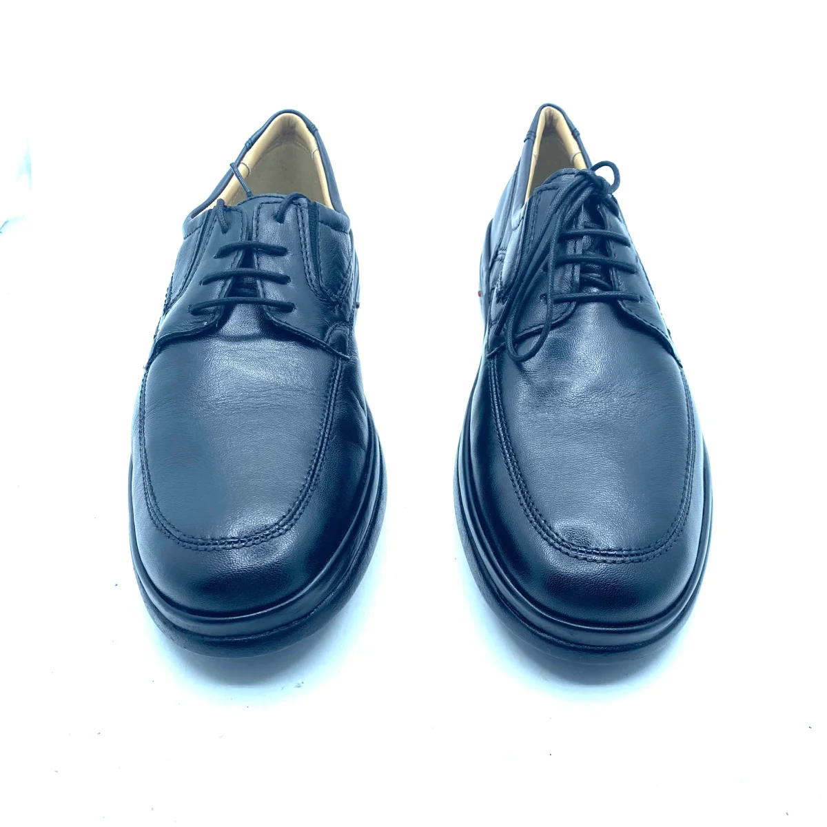 VALLEVERDE SCARPE IN PELLE NERO SHOCK ABSORBER - immagine 3