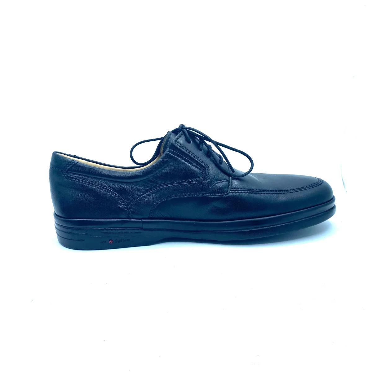 VALLEVERDE SCARPE IN PELLE NERO SHOCK ABSORBER - immagine 9