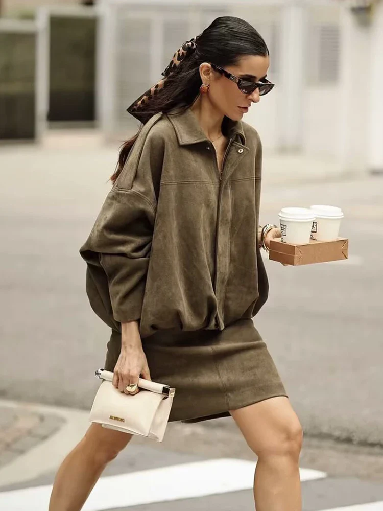 Giacca Bomber Oversize Donna Stile Vintage – Giubbotto Elegante e Morbido per Occasioni Speciali - immagine 5
