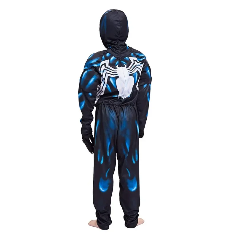 Costume da Ragno Nero per Bambini – Jumpsuit Supereroe per Carnevale e Cosplay - immagine 5