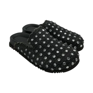 Sabot Black Rose by Zoe raffia Black  - New Youker 01 -