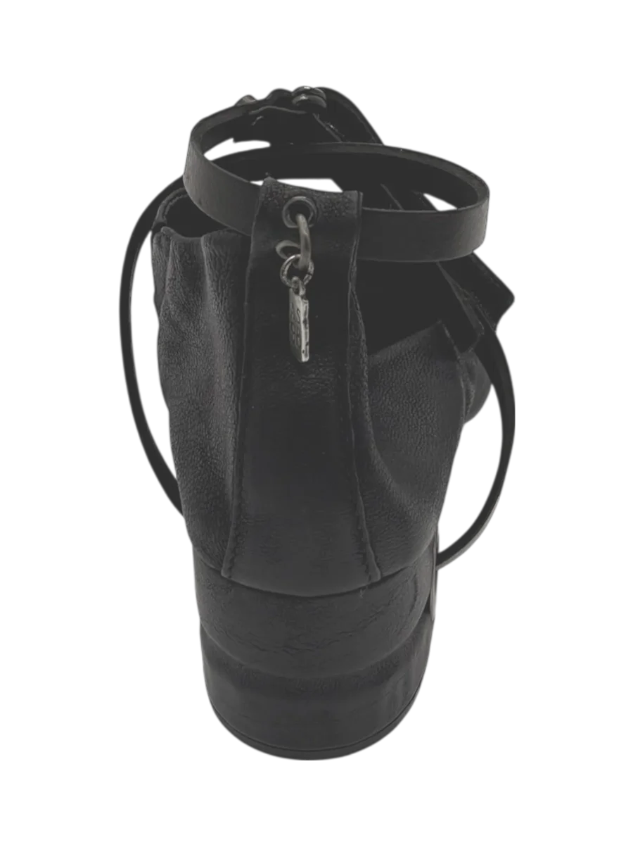 Sandalo pelle donna AS98 Black - C34002 - - immagine 6