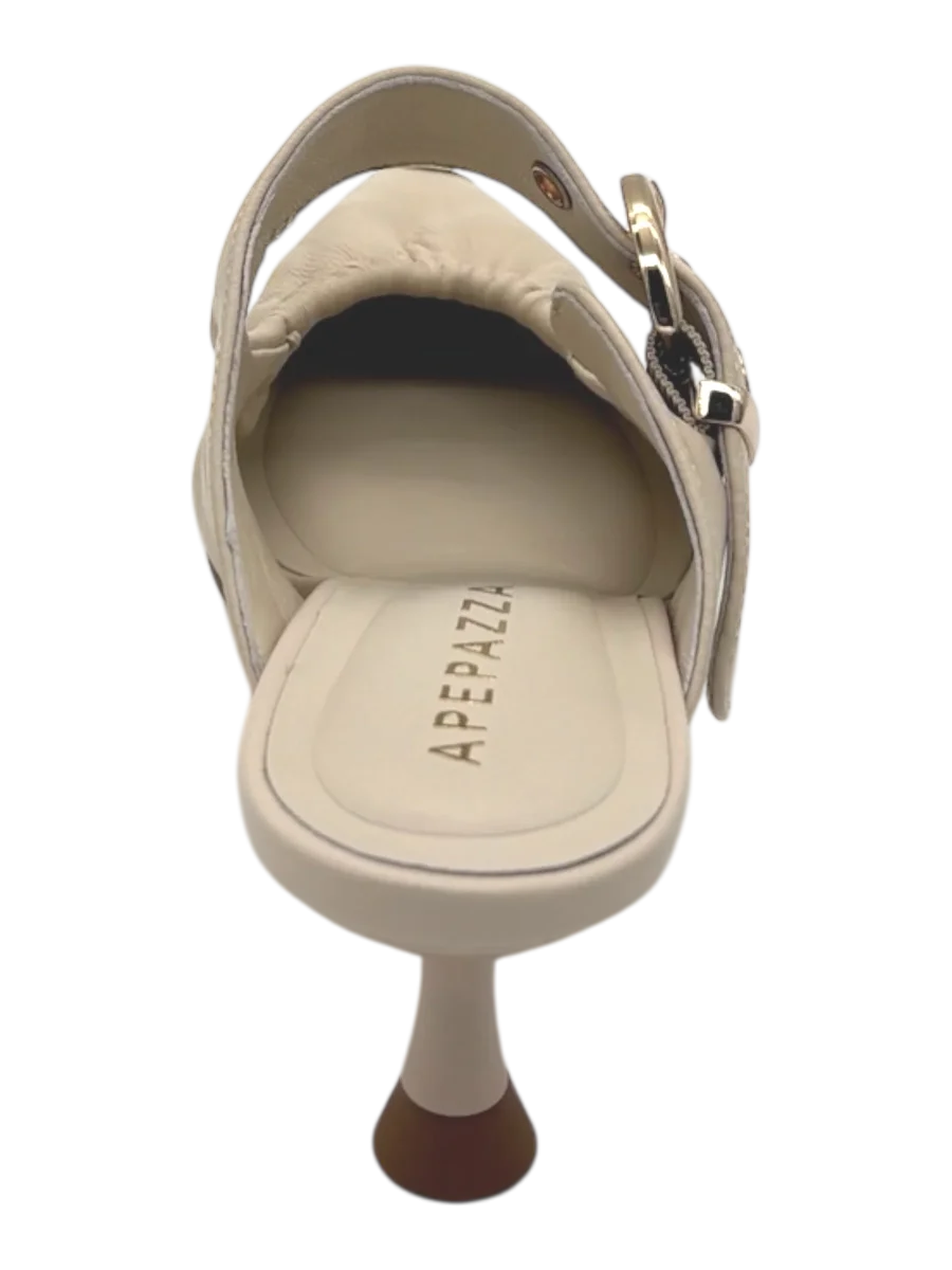Scarpa pelle donna Apepazza Beige - Lea - - immagine 6