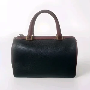 DELL’GA BORSA BAULETTO VERDE SCURO PELLE