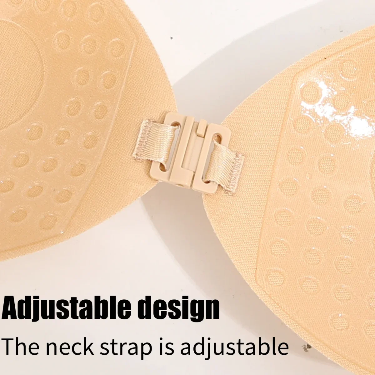 Reggiseno Invisibile in Silicone con Spalline – Push Up Adesivo per Abiti Scollati - immagine 7