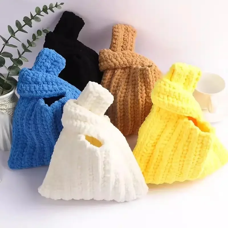Set 4 pezzi filato ciniglia cotone 400 g – morbido “ice strip” per coperte, sciarpe e lavori fai-da-te - immagine 7
