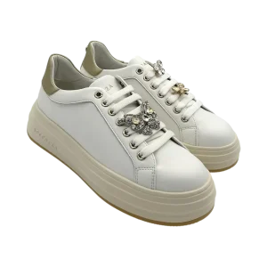 Sneakers donna Apepazza White Platinum -Lea-