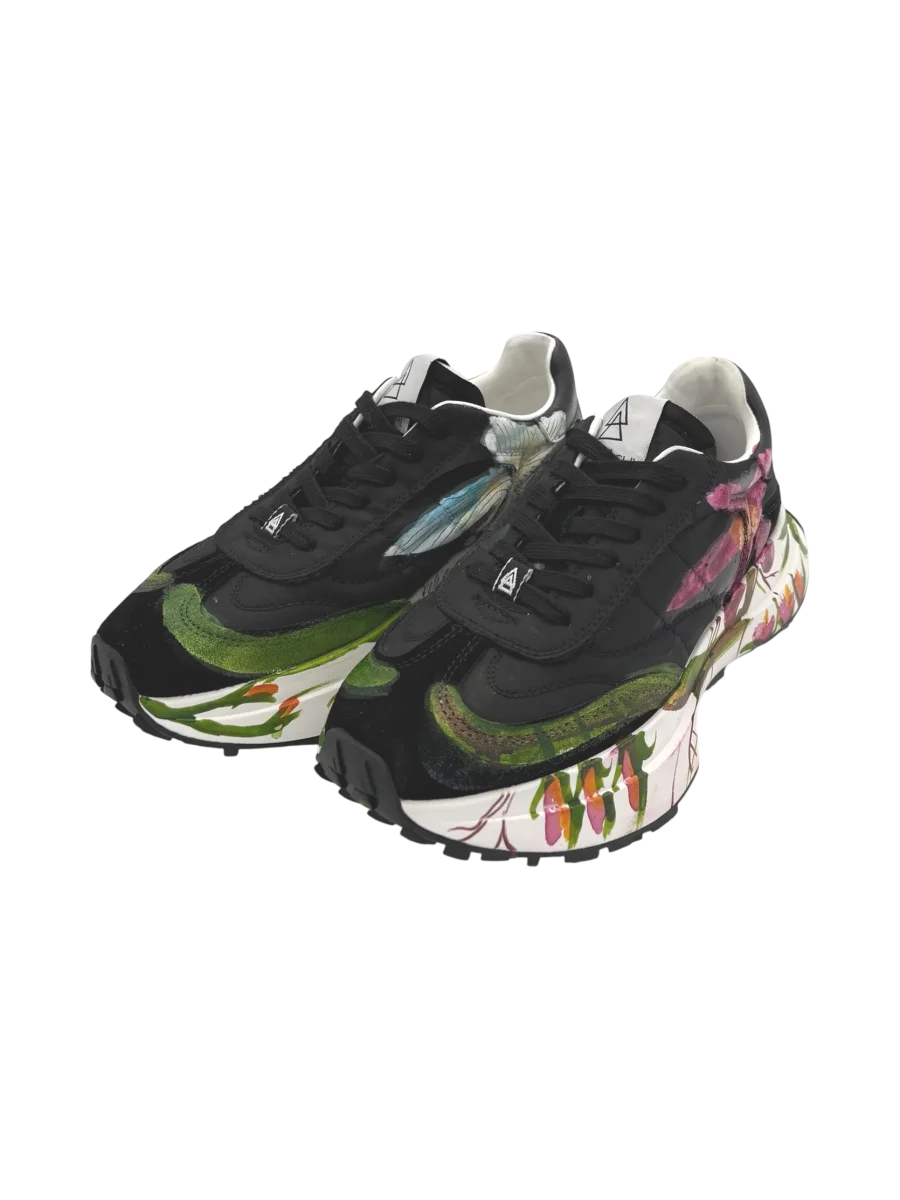 Sneakers donna ELENA IACHI black -Space emotion- - immagine 7