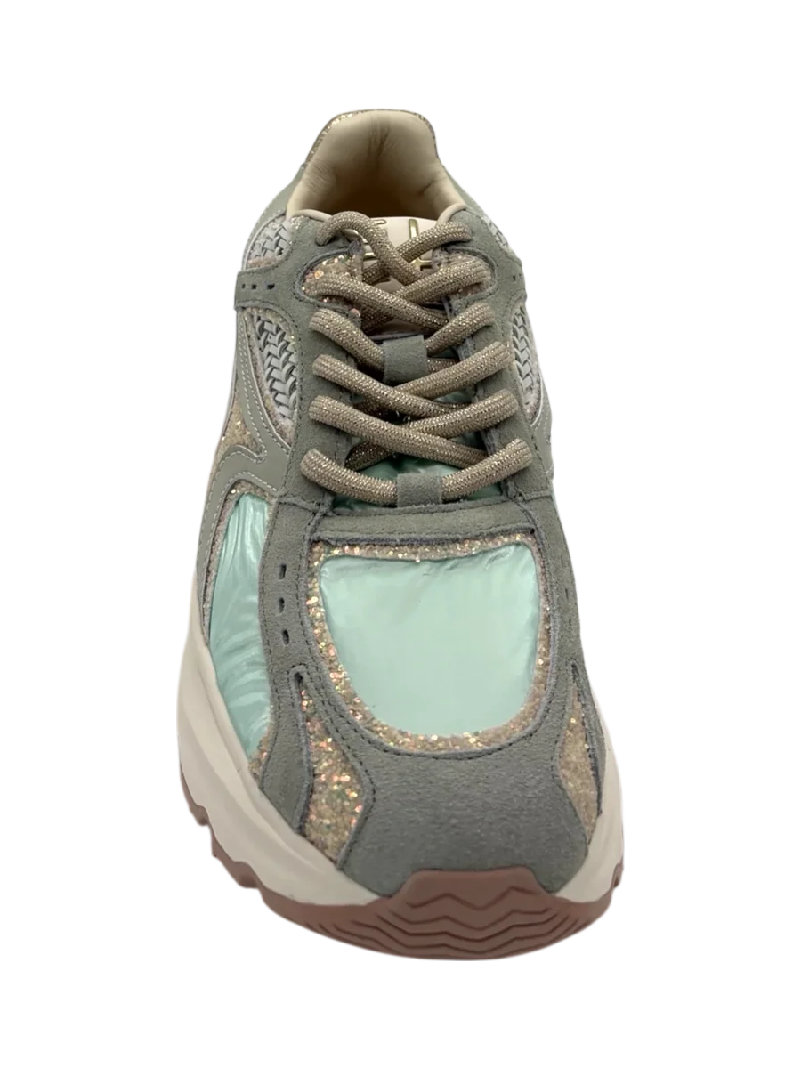 Sneakers pelle donna GIO+ combi Acqua Marina -Dalia 06 - - immagine 4