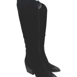 Stivale texano camoscio donna Mimmù Black -M690M13-