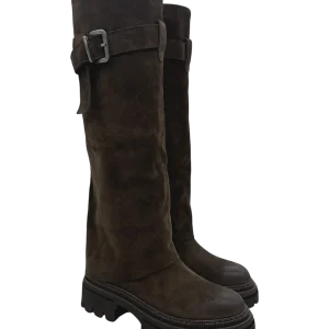 Stivale camoscio donna Mimmù Castagna -M482M15-