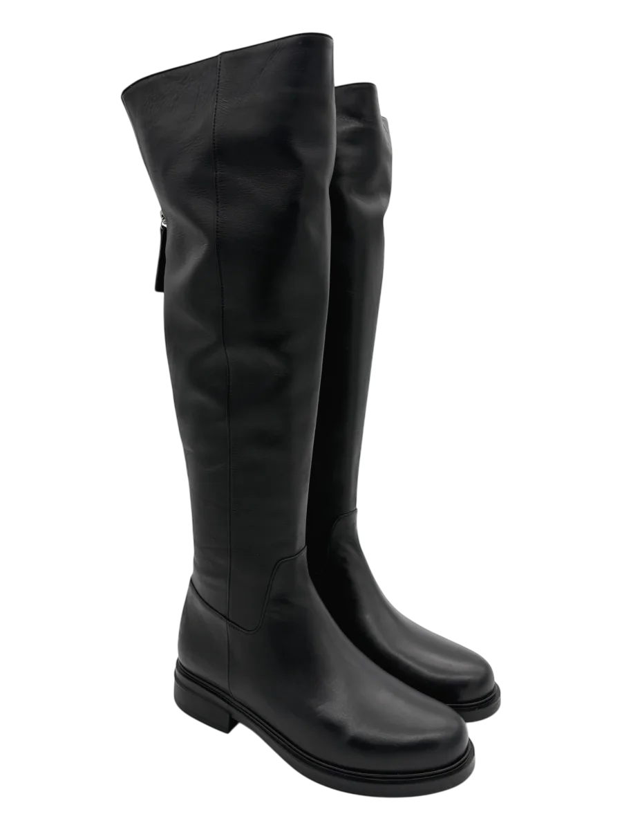 Stivale pelle donna Albano Nero - 3017 -