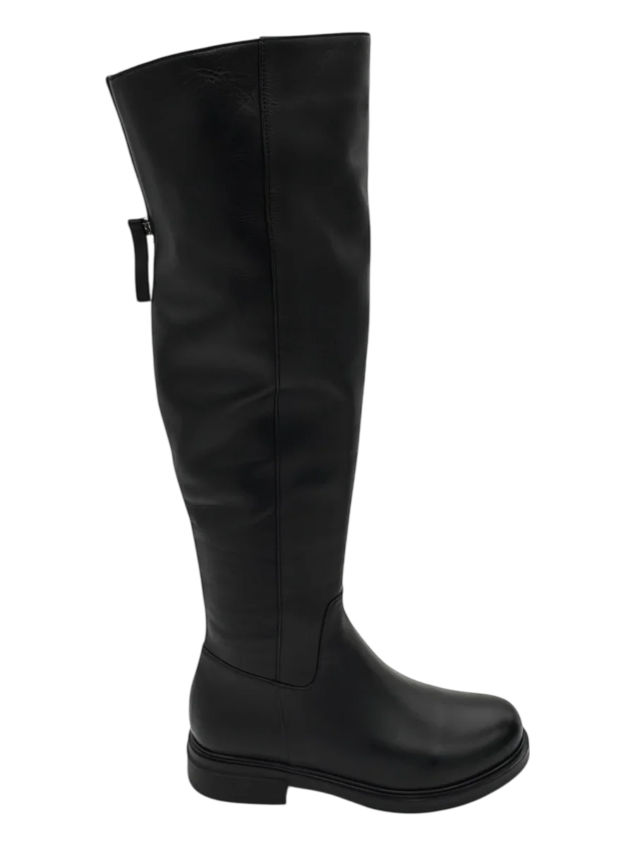Stivale pelle donna Albano Nero - 3017 - - immagine 3
