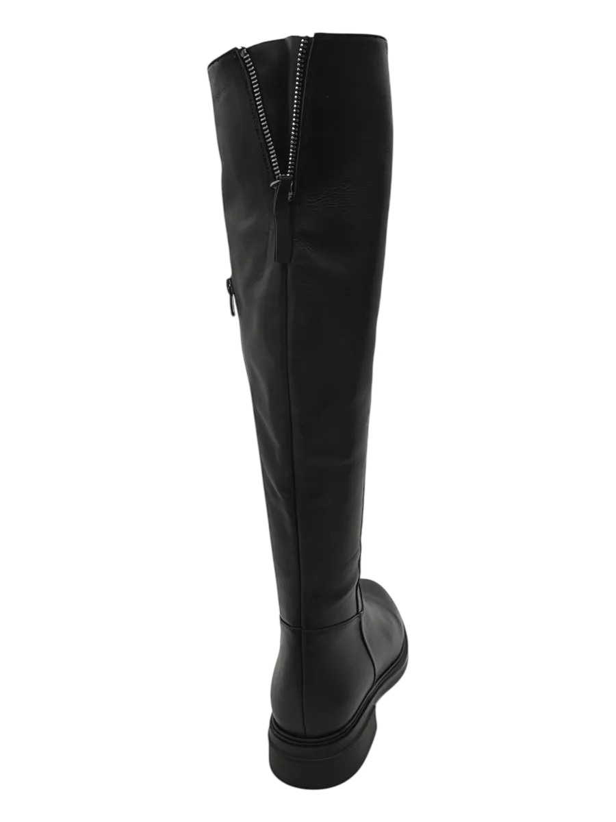 Stivale pelle donna Albano Nero - 3017 - - immagine 6