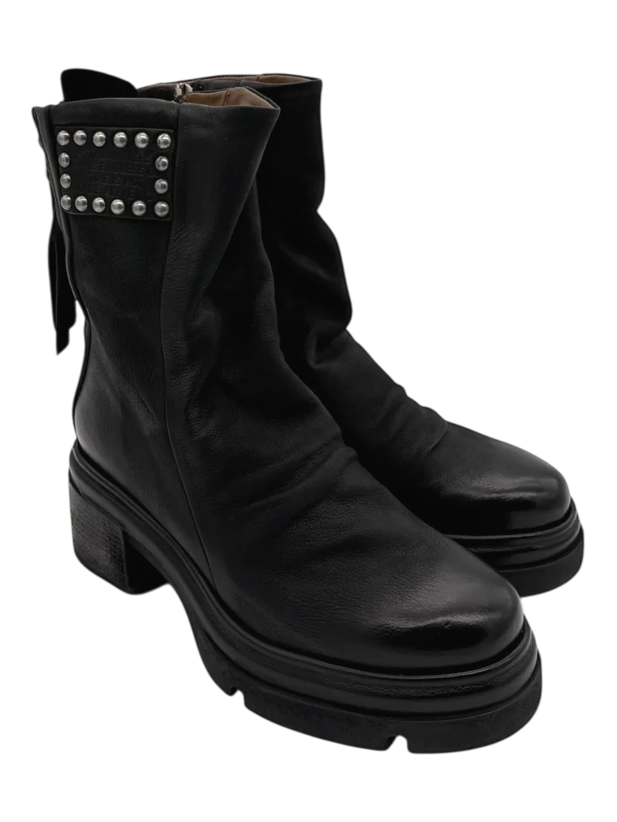 Stivaletto pelle donna AS98 Black - A89227-