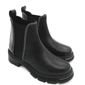 Stivaletto pelle donna Albano Nero  - 2568 -