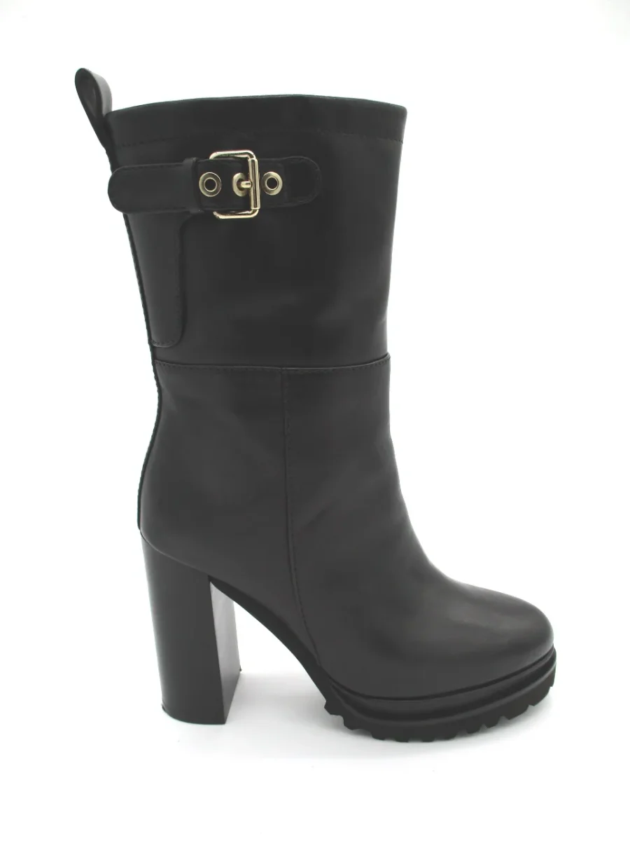 Stivaletto pelle donna CRIS VERGRE' 1205 nero - immagine 3