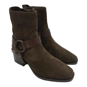 Stivaletto pelle donna Janet & Janet darkbrown -J513-