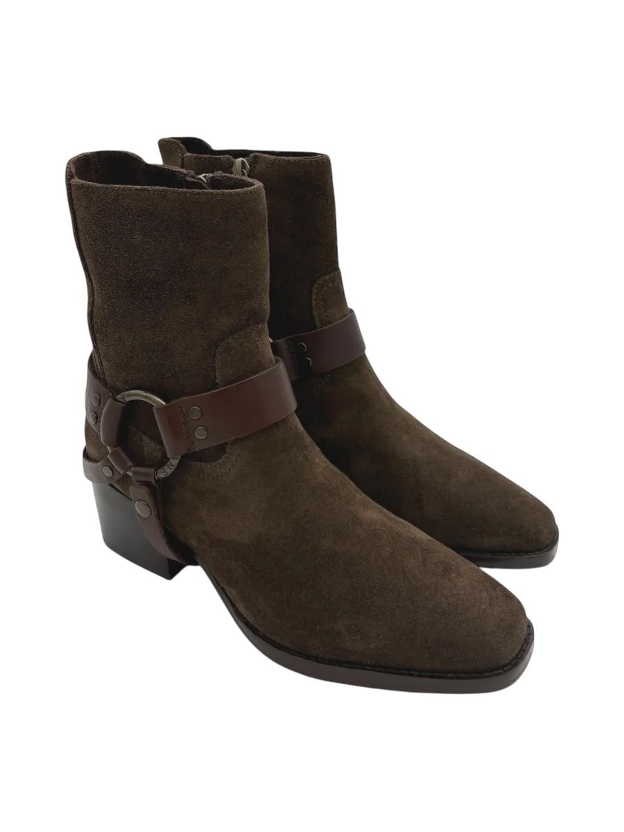 Stivaletto pelle donna Janet & Janet darkbrown -J513- - immagine 2