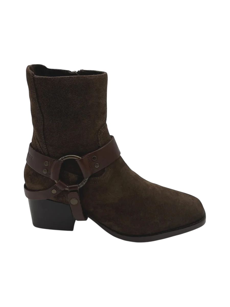 Stivaletto pelle donna Janet & Janet darkbrown -J513- - immagine 5