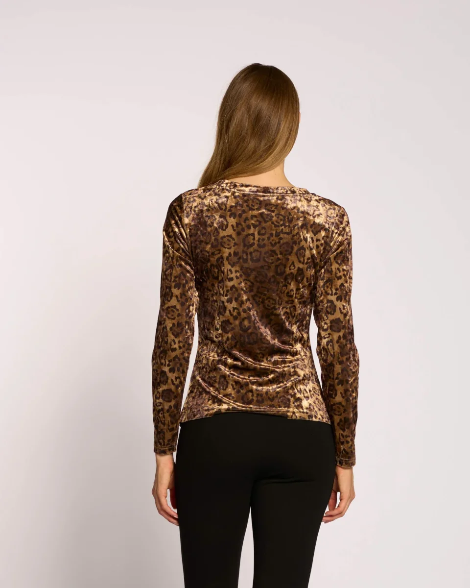 Maglia asimmetrica con stampa - immagine 4