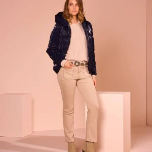 Maglione a trecce con paillettes