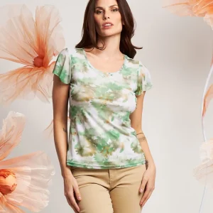 T-shirt basica in tulle