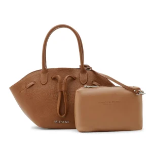 VALENTINO Borsa a Mano Soft Cuoio - Mini