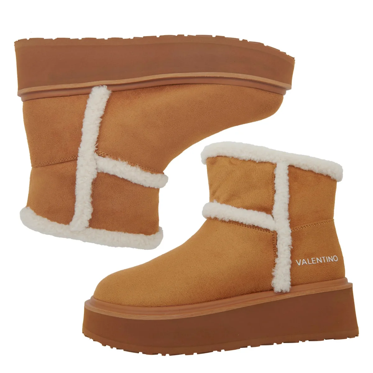 VALENTINO stivaletto platform KIRA cuoio - immagine 5