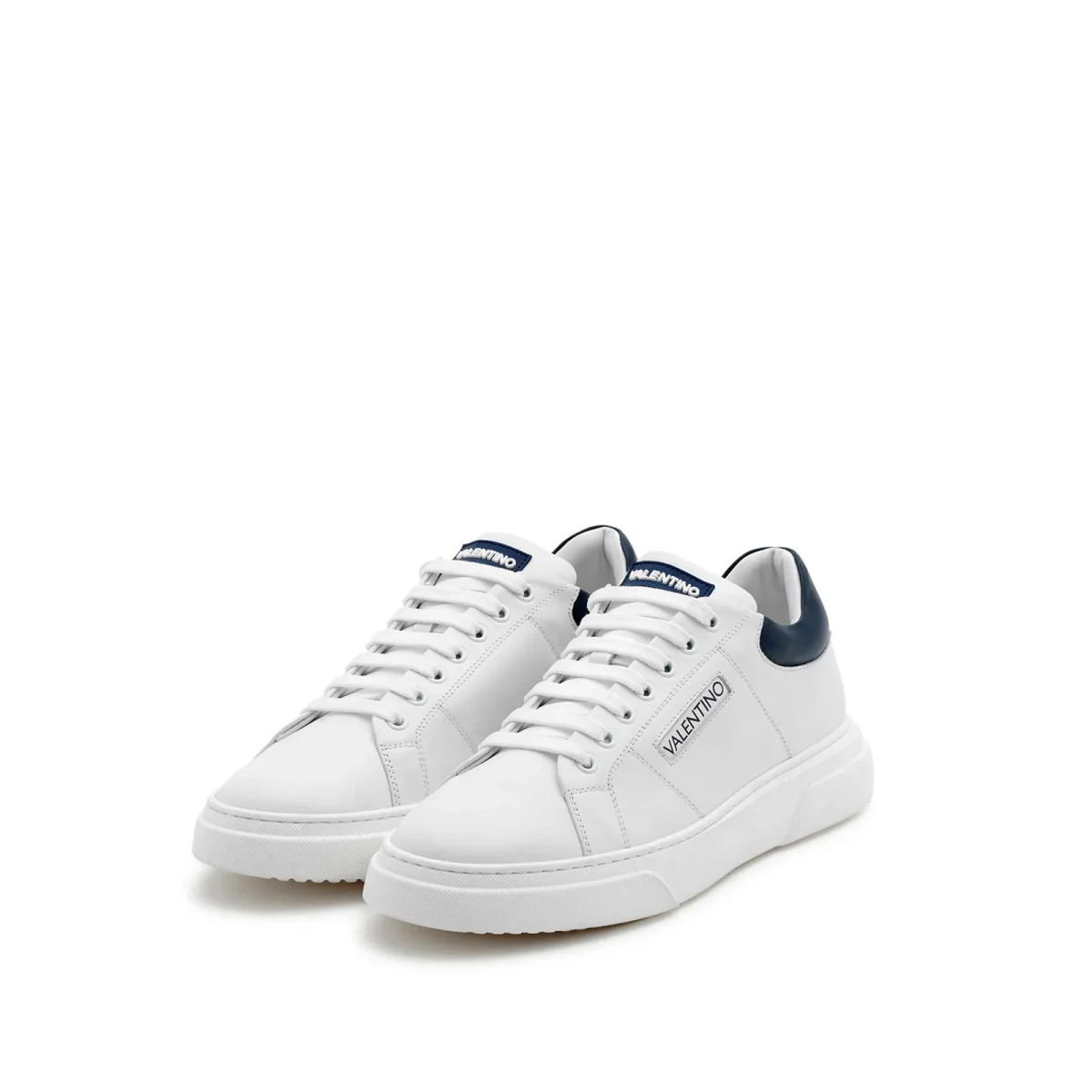 VALENTINO Sneaker STUNNY blu logo a fascia - immagine 3