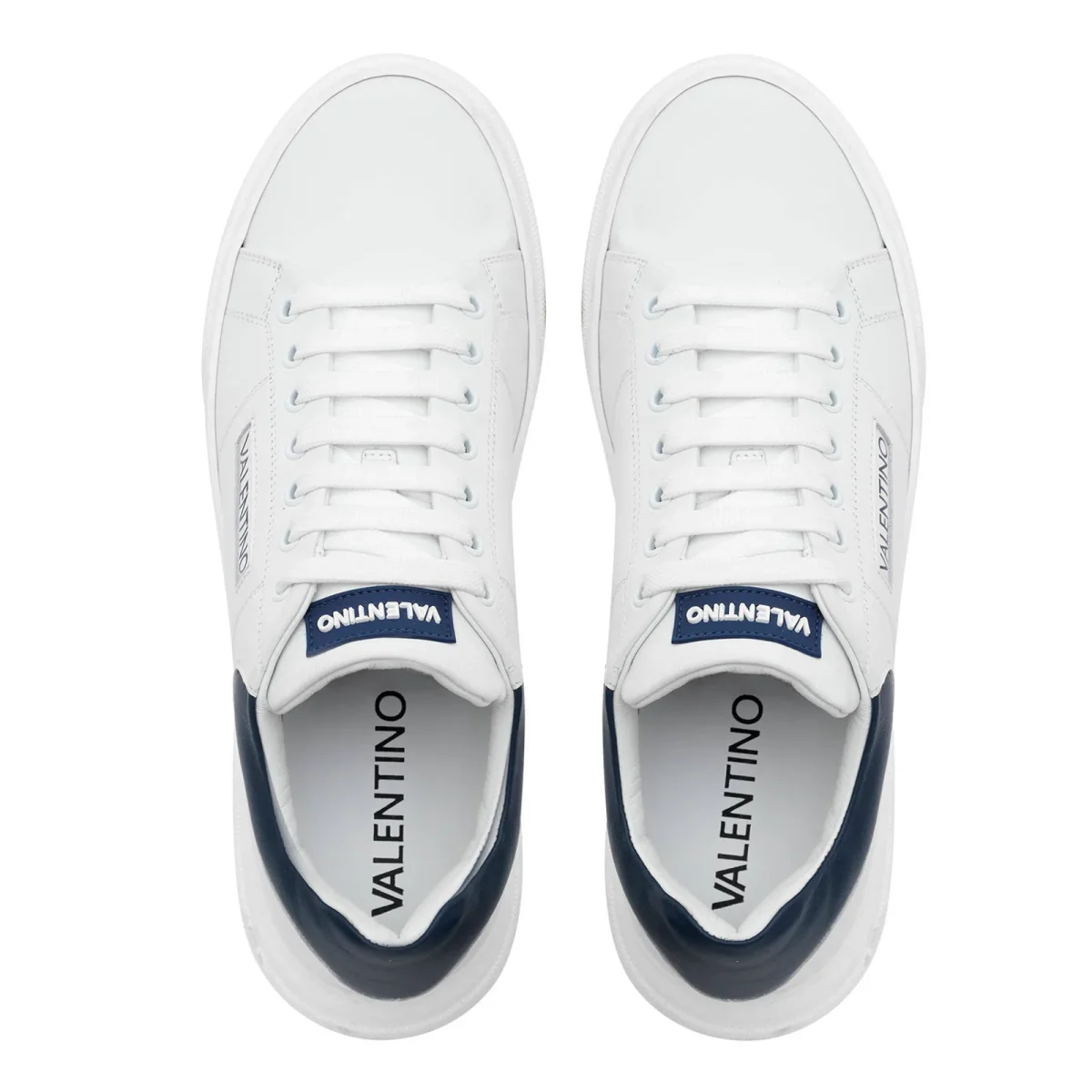 VALENTINO Sneaker STUNNY blu logo a fascia - immagine 5
