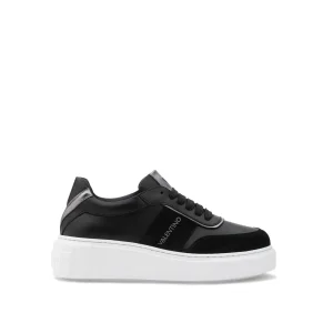 VALENTINO Sneaker BaragaS Black pelle e camoscio